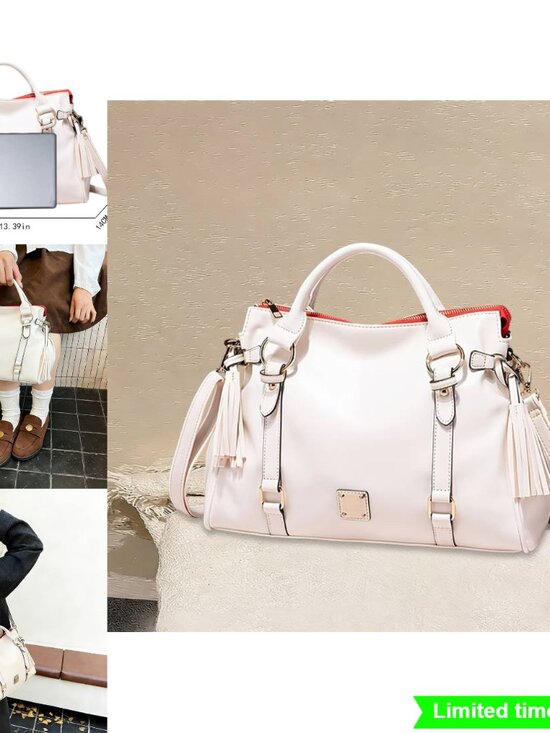 Handbags - Retro Handheld Commuter Crossbody Bag with Adjustable Strap